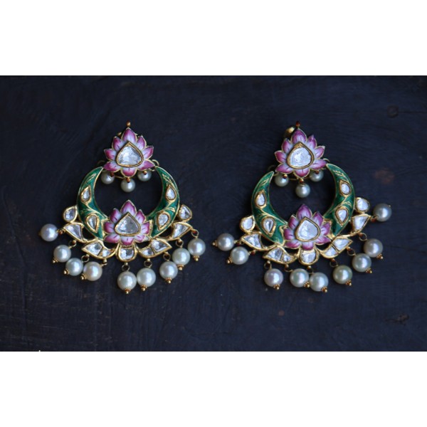 Kundan Gold Earrings